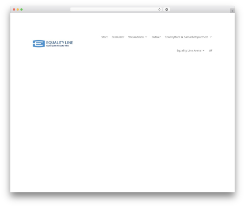 Divi theme WordPress - equalityline.se