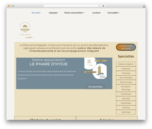 Fast smooth scroll WordPress plugin - polesantemagellan.fr