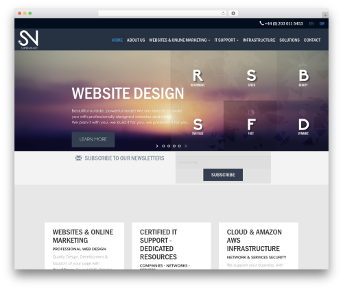 Supreme WordPress theme - supreme-net.com