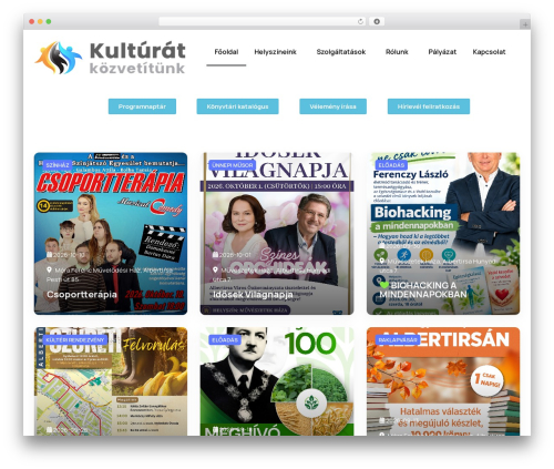 Eventin pro WordPress plugin - kulturatkozvetitunk.hu