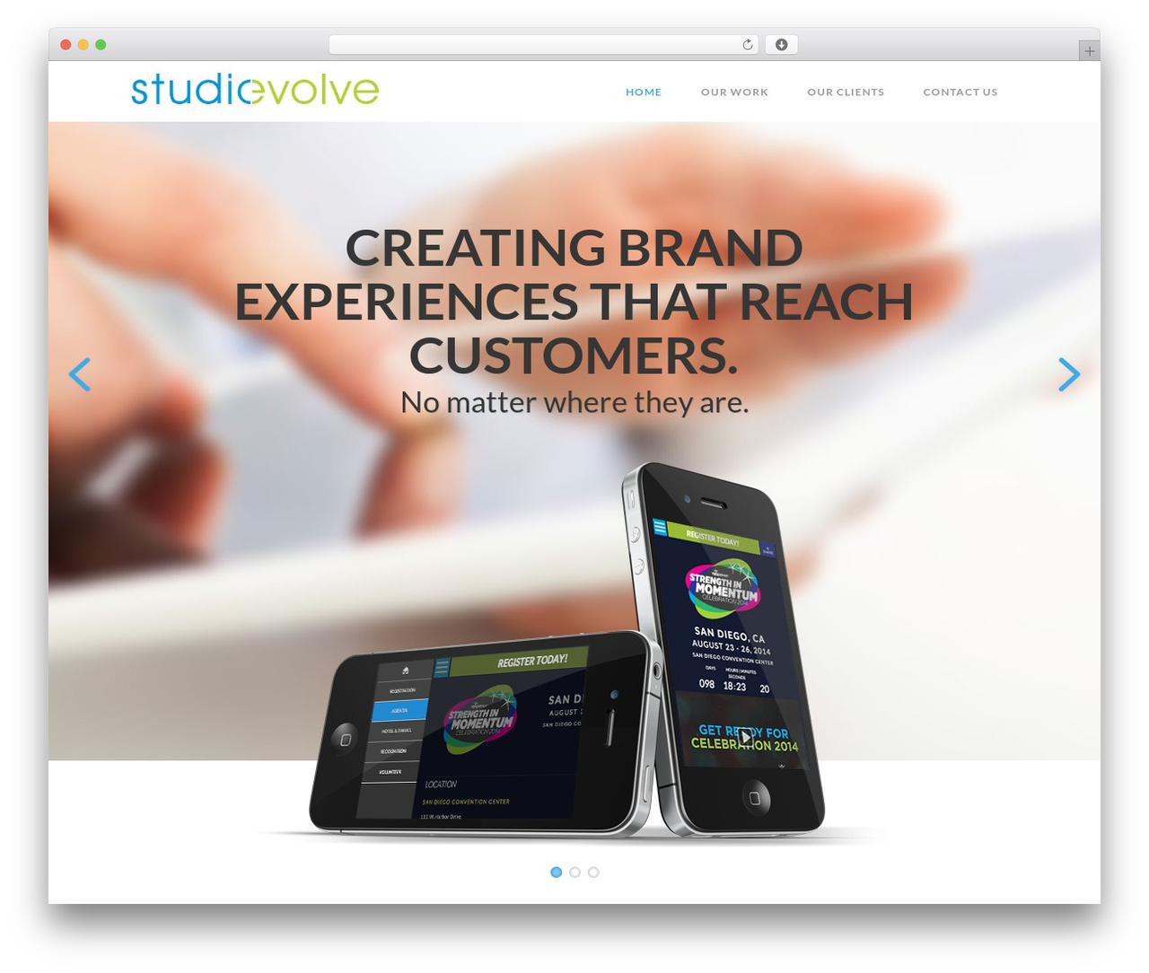 WordPress theme Startup Child - studioevolve.com