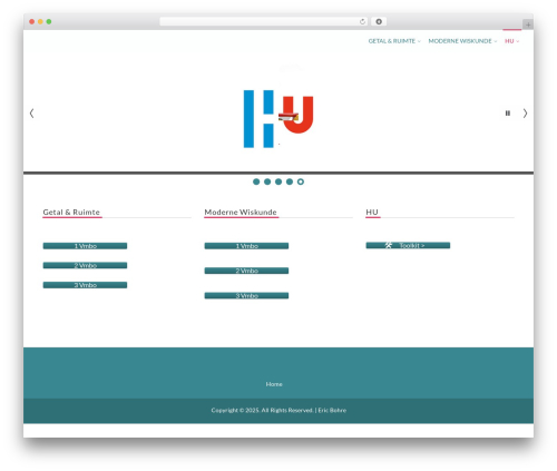 WordPress website theme tKidd - ericbohre.nl