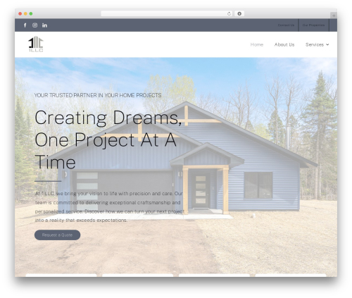Avada premium WordPress theme - 1llcduluth.com
