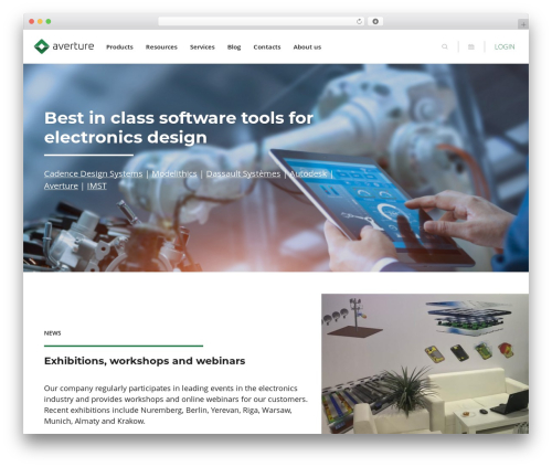 Averture WordPress theme - averture.com