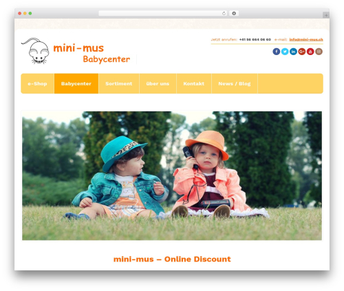 Babysitter theme WordPress - mini-mus.ch
