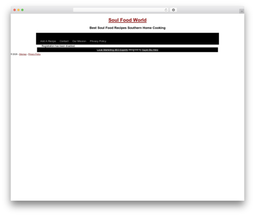 Sexybookmarks WordPress plugin - soulfoodworld.com