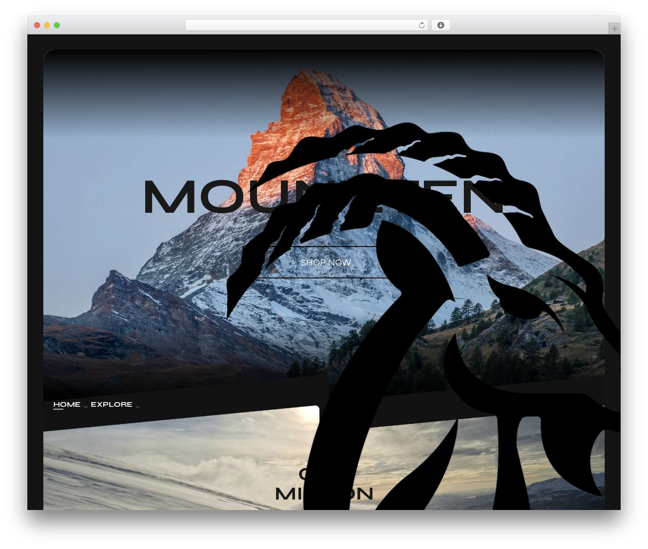 Campo WordPress theme - mount-ten.co.uk