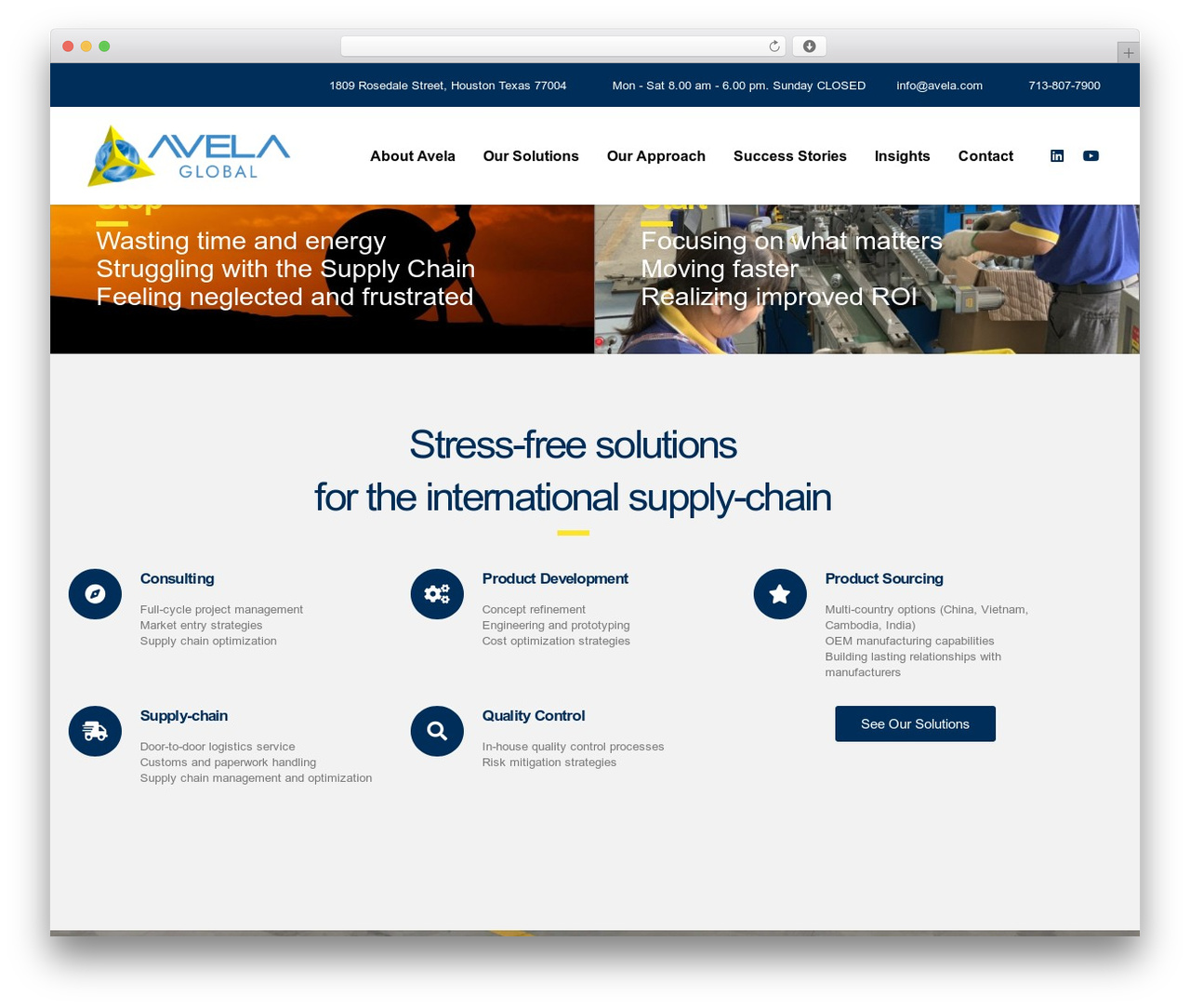 Consulting WordPress theme - avela.com