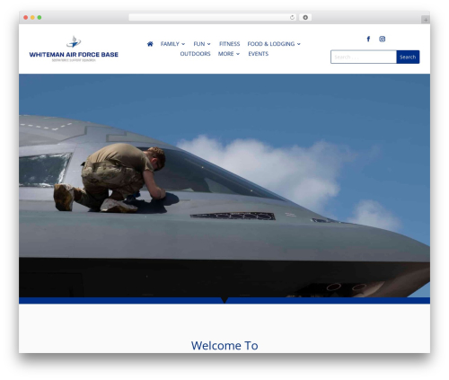 Divi theme WordPress - whitemanforcesupport.com