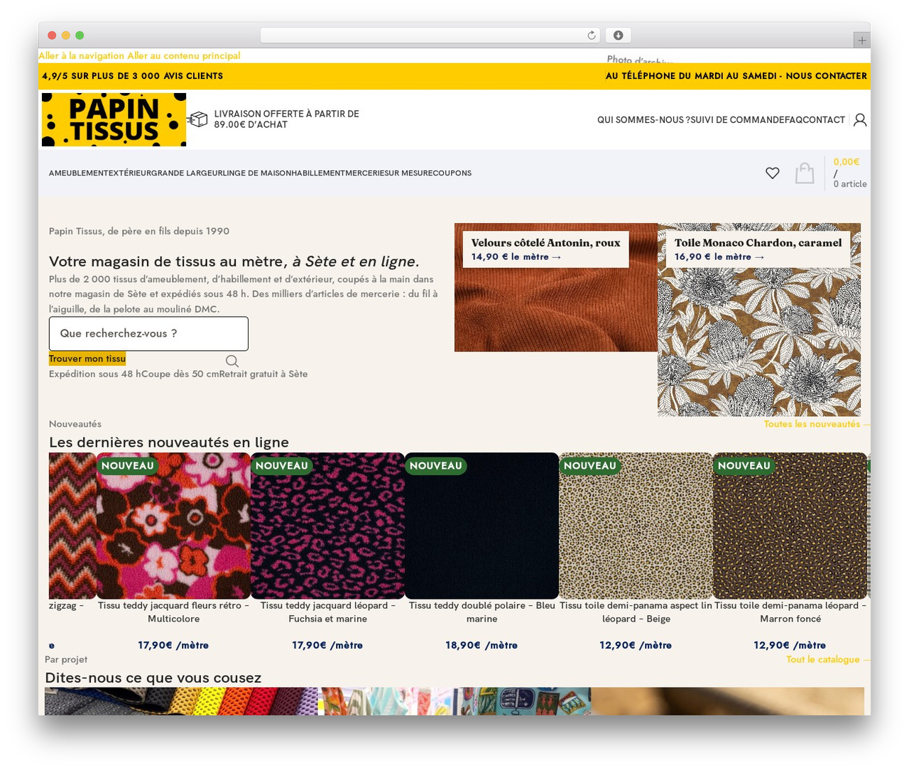 Dynamo enfant theme WordPress - www.papintissus.fr