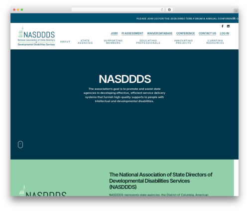 Elevation Web WP theme - nasddds.org