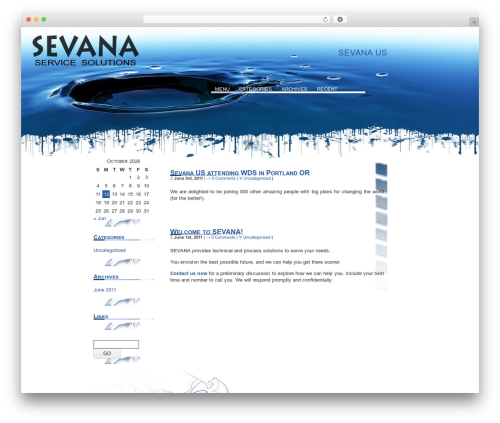 Flush theme WordPress - sevana.us