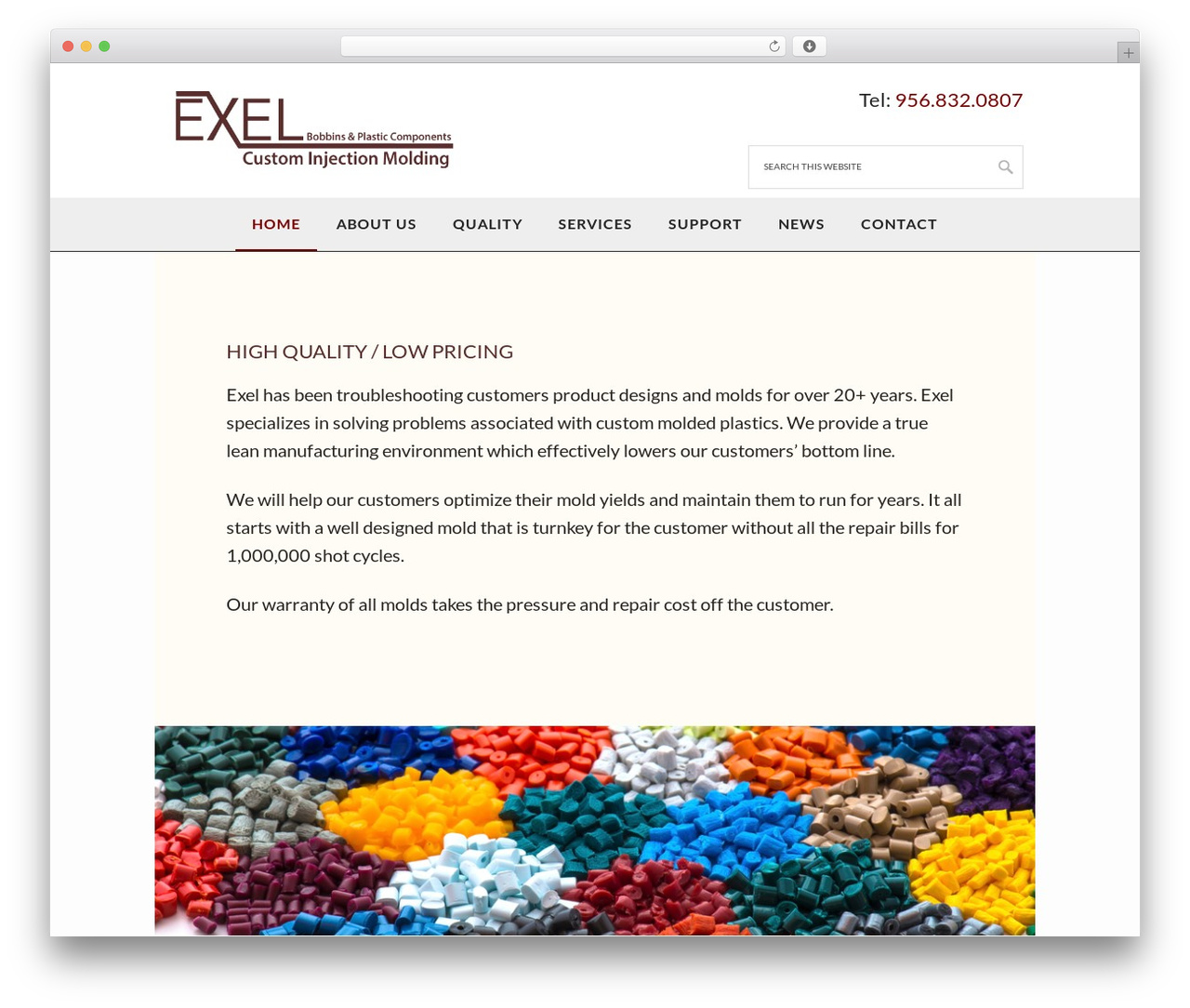 Genesis WordPress theme - exelbpc.com