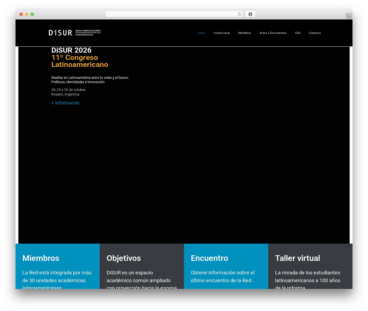 Hello Elementor WordPress theme - disur.edu.ar