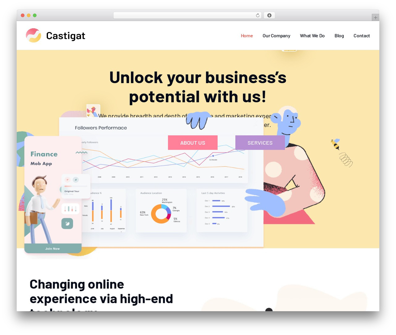 JoinUp WordPress theme design - castigat.net JoinUp WordPress theme design - castigat.net