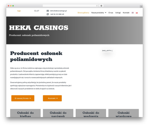 Kadence WordPress theme - hekacasings.pl