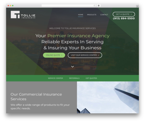 Marketers Delight theme WordPress - tollieinsurance.com