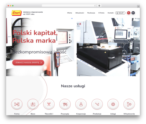 MilleniumStudio Theme theme WordPress - start.waw.pl