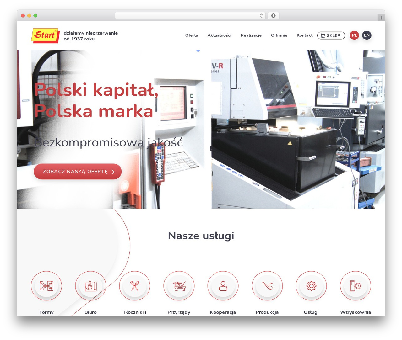 MilleniumStudio Theme theme WordPress - start.waw.pl