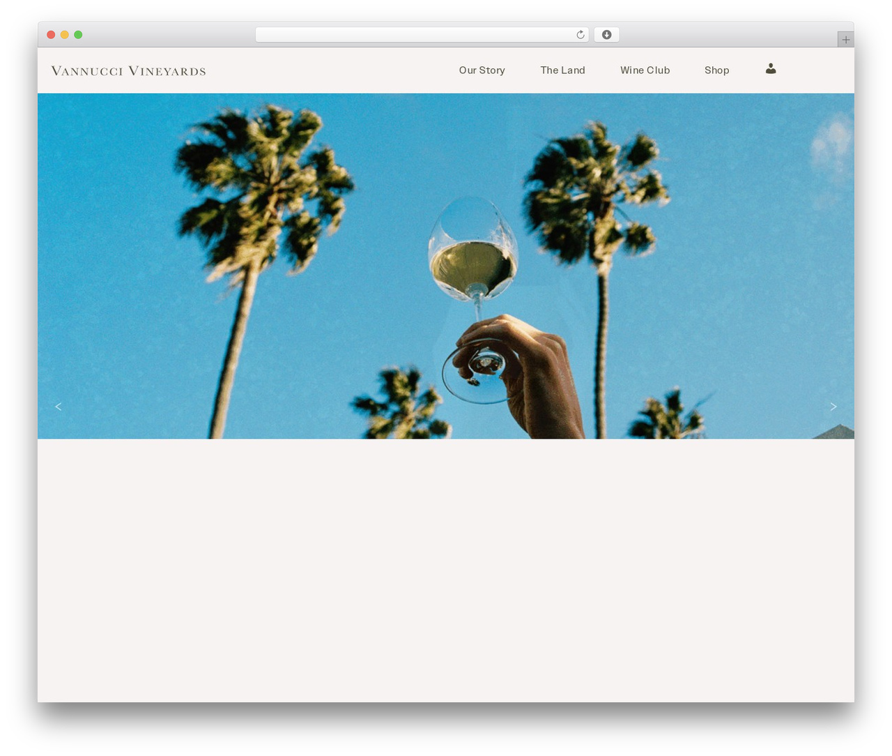 Movedo WordPress website theme - vannucci-vineyards.com