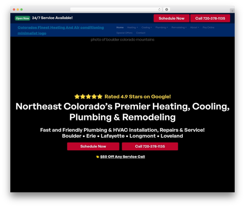 NextGen Website theme WordPress - coloradosfinestheating.com