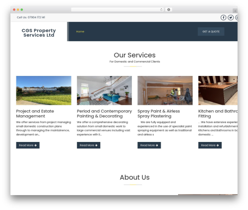 Nirman Construction Pro theme WordPress - cgspropertyservices.co.uk