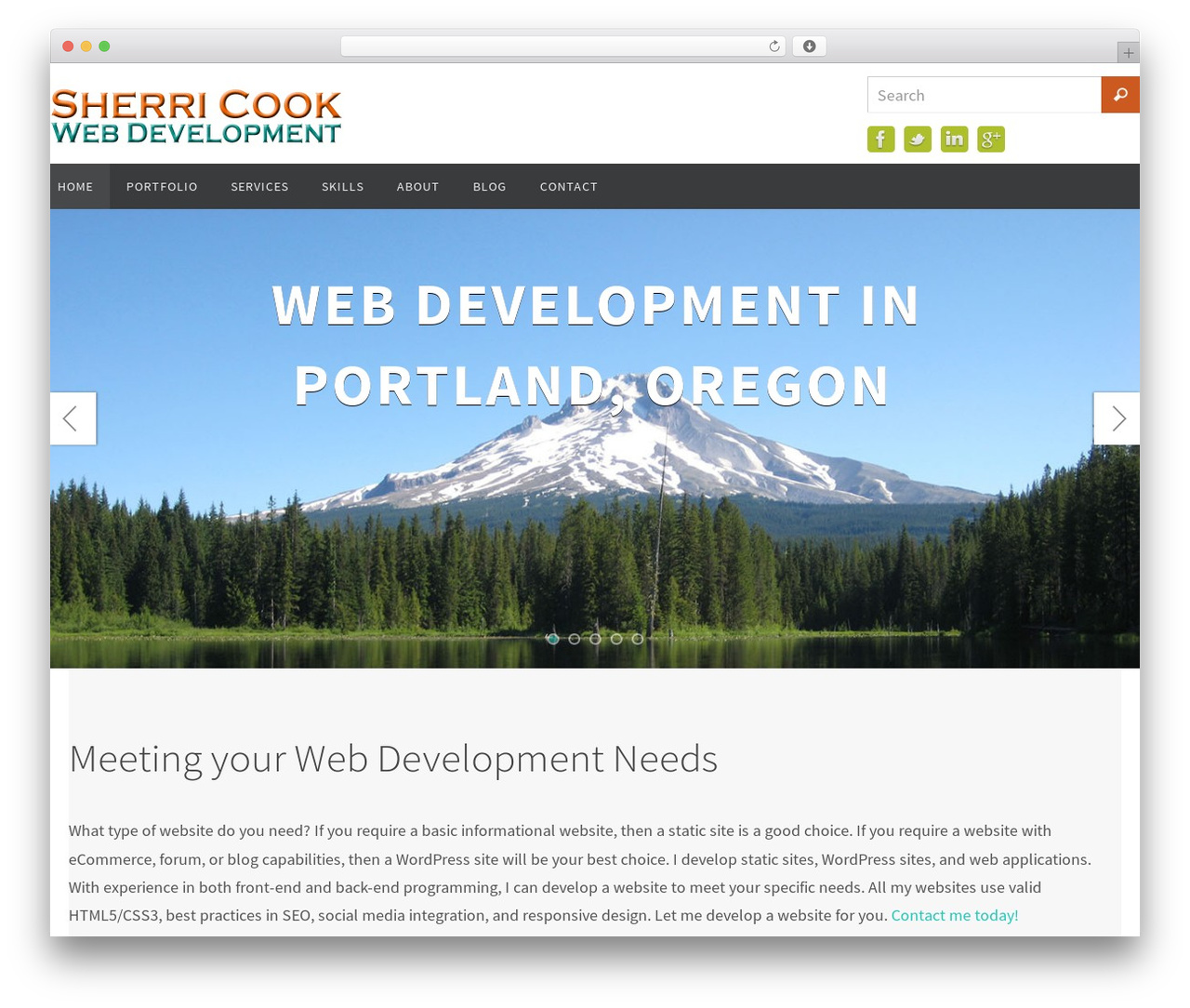 Nirvana WordPress theme design - sherricook.com Nirvana WordPress theme design - sherricook.com