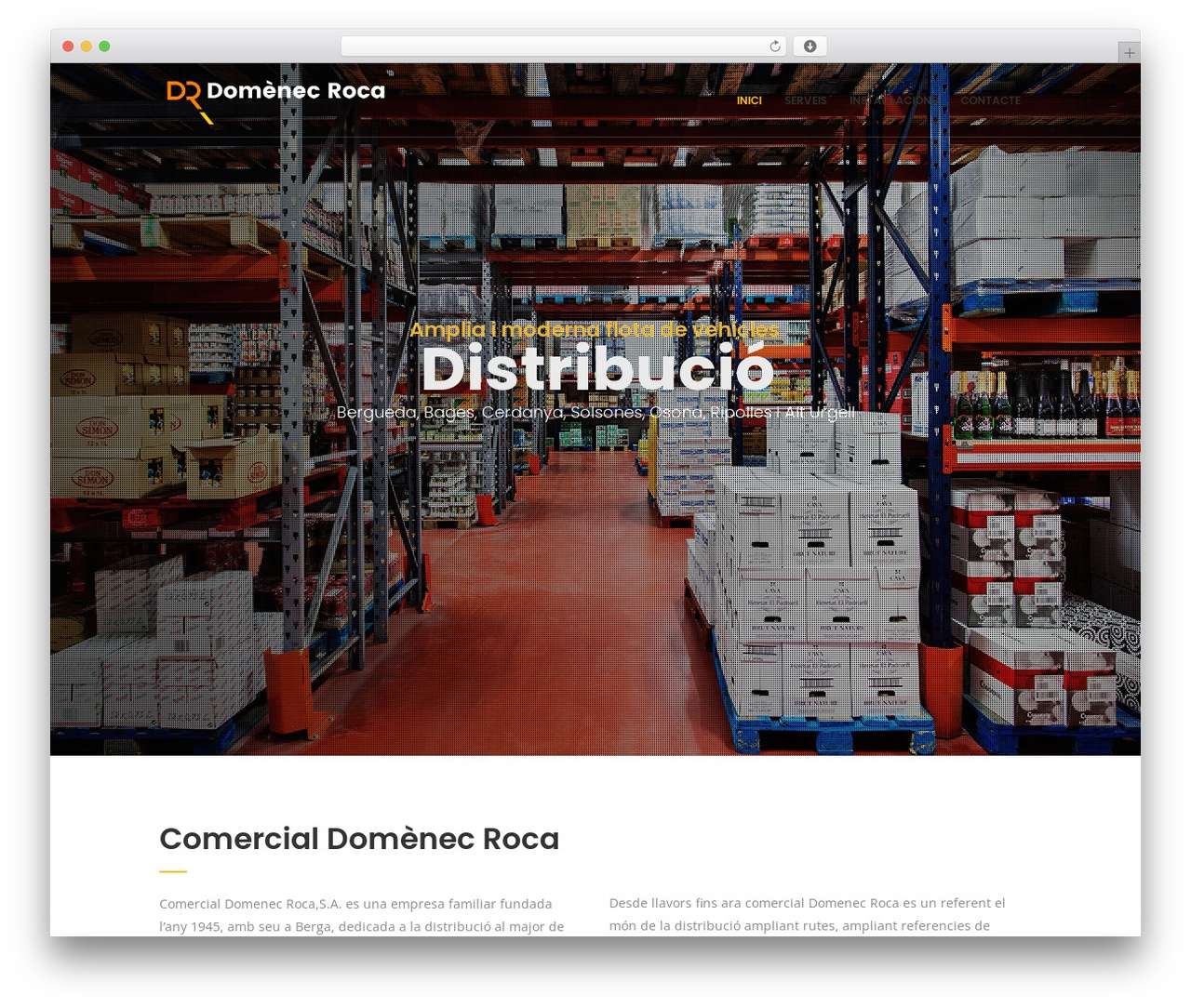 Node WordPress website theme - domenecroca.cat
