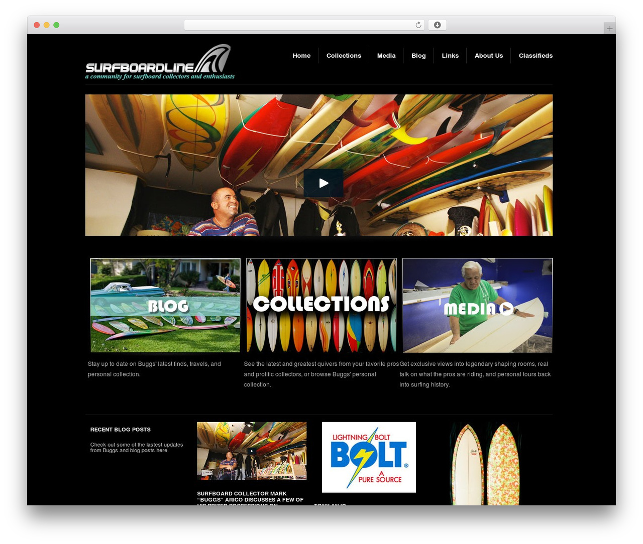 Reaction theme WordPress - surfboardline.com