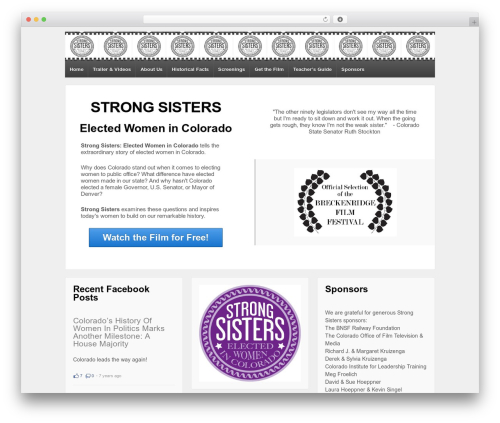 Responsive Pro WordPress theme - strongsisters.org