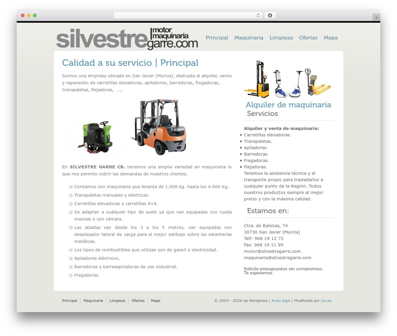 SimpleFolio WordPress theme - silvestregarre.com/esp SimpleFolio WordPress theme - silvestregarre.com/esp