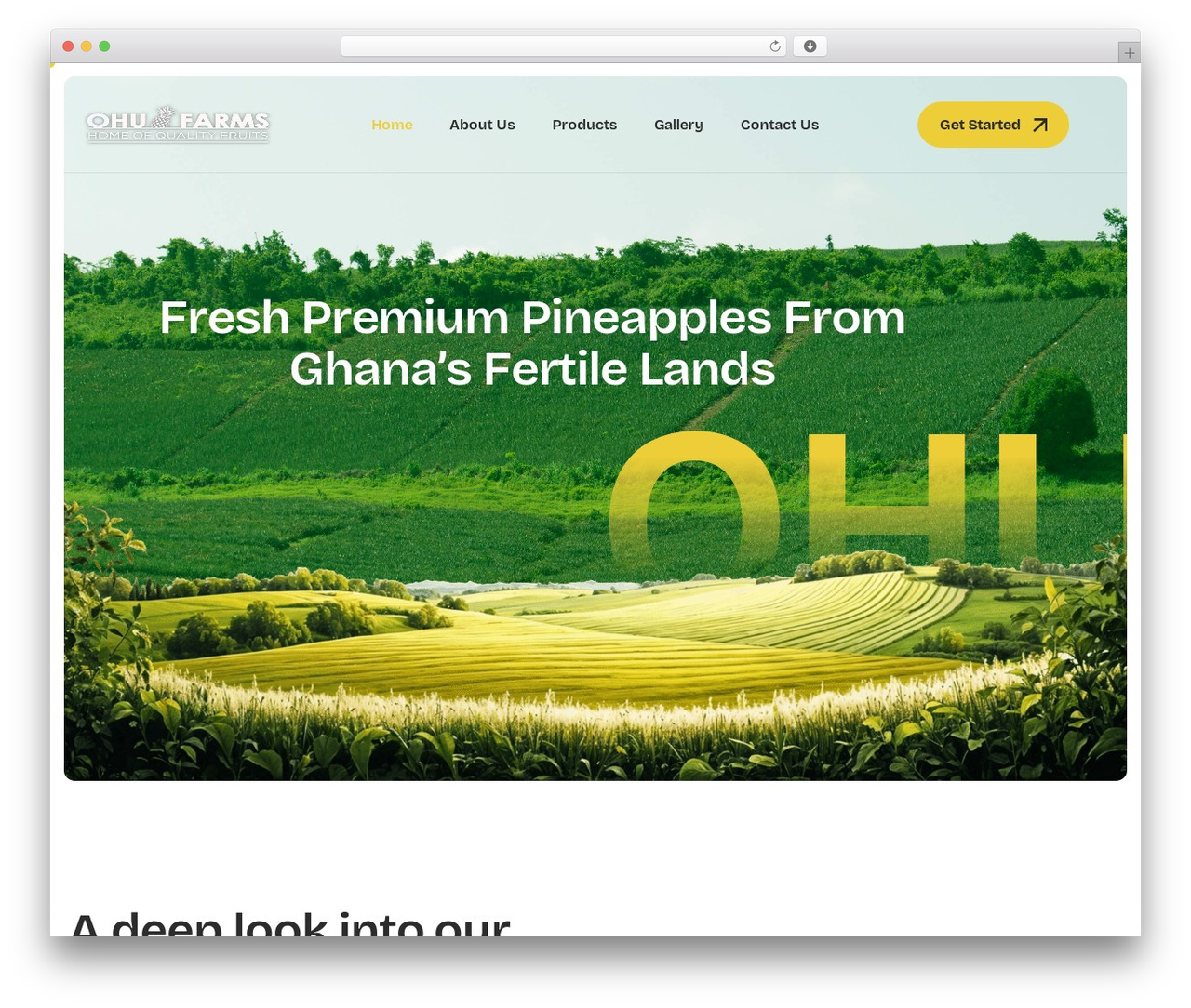 Soilux WordPress theme - ohufarms.com