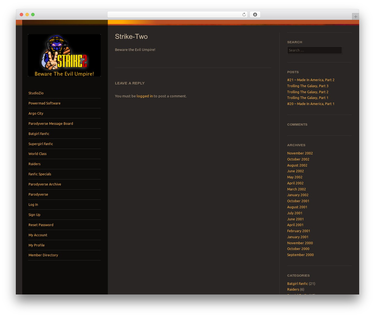 Sunspot theme WordPress - strike-two.com Sunspot theme WordPress - strike-two.com