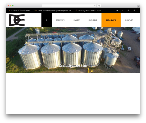 Theme WordPress Dwayne Enterprises - dwayneenterprises.ca