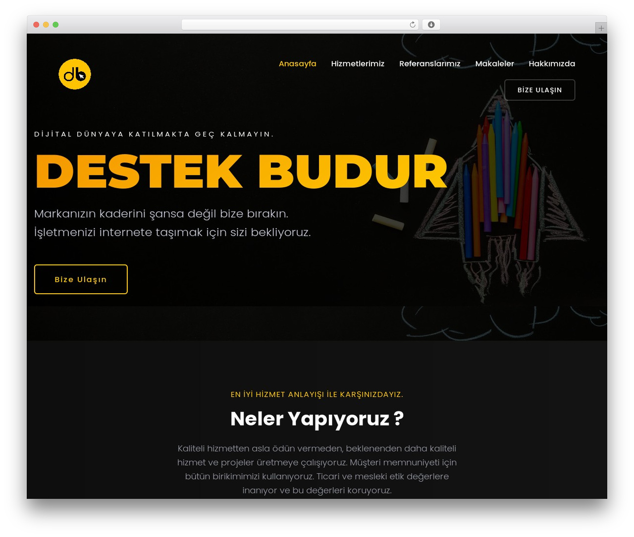 Theme WordPress Trydo - destekbudur.com