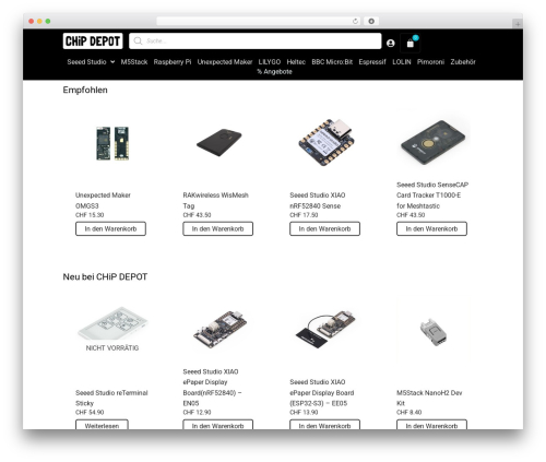 Live carts for woocommerce WordPress plugin - chipdepot.ch