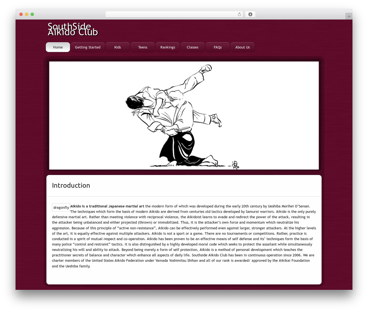 Theme WordPress Clockstone - southsideaikido.com