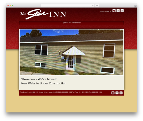 Theme WordPress Custom - stoweinn.com