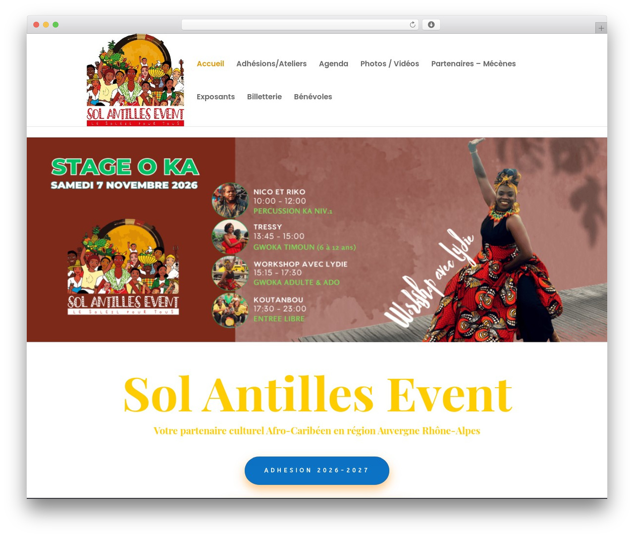 Theme WordPress Divi - solantillesevent.com