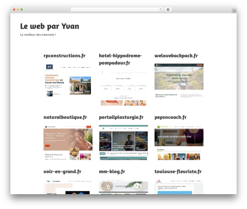 Theme WordPress Maxwell - yvanlebolloch.net