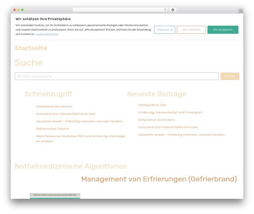 Search in place advanced WordPress plugin - clinical-skills.ch