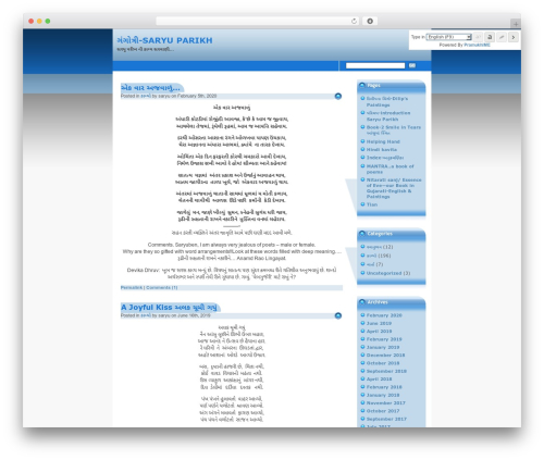 Pramukhime indic WordPress plugin - saryuparikh.gujaratisahityasarita.org