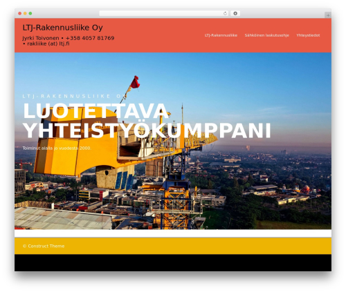 WordPress theme Construct-Ex - ltj.fi WordPress theme Construct-Ex - ltj.fi