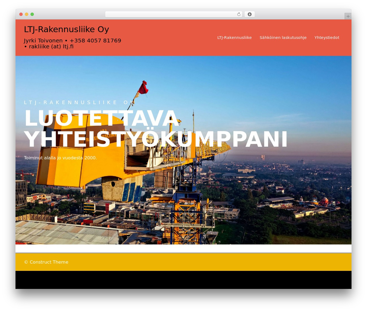 WordPress theme Construct-Ex - ltj.fi WordPress theme Construct-Ex - ltj.fi