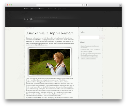 WordPress theme Elegant Grunge - sksl.net