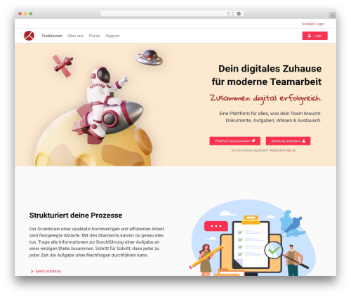 WordPress theme Flatbase - digitale-agentur.com