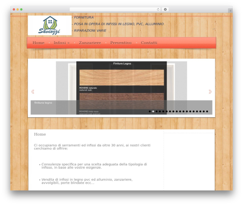 WordPress theme interior - saviozzi.it