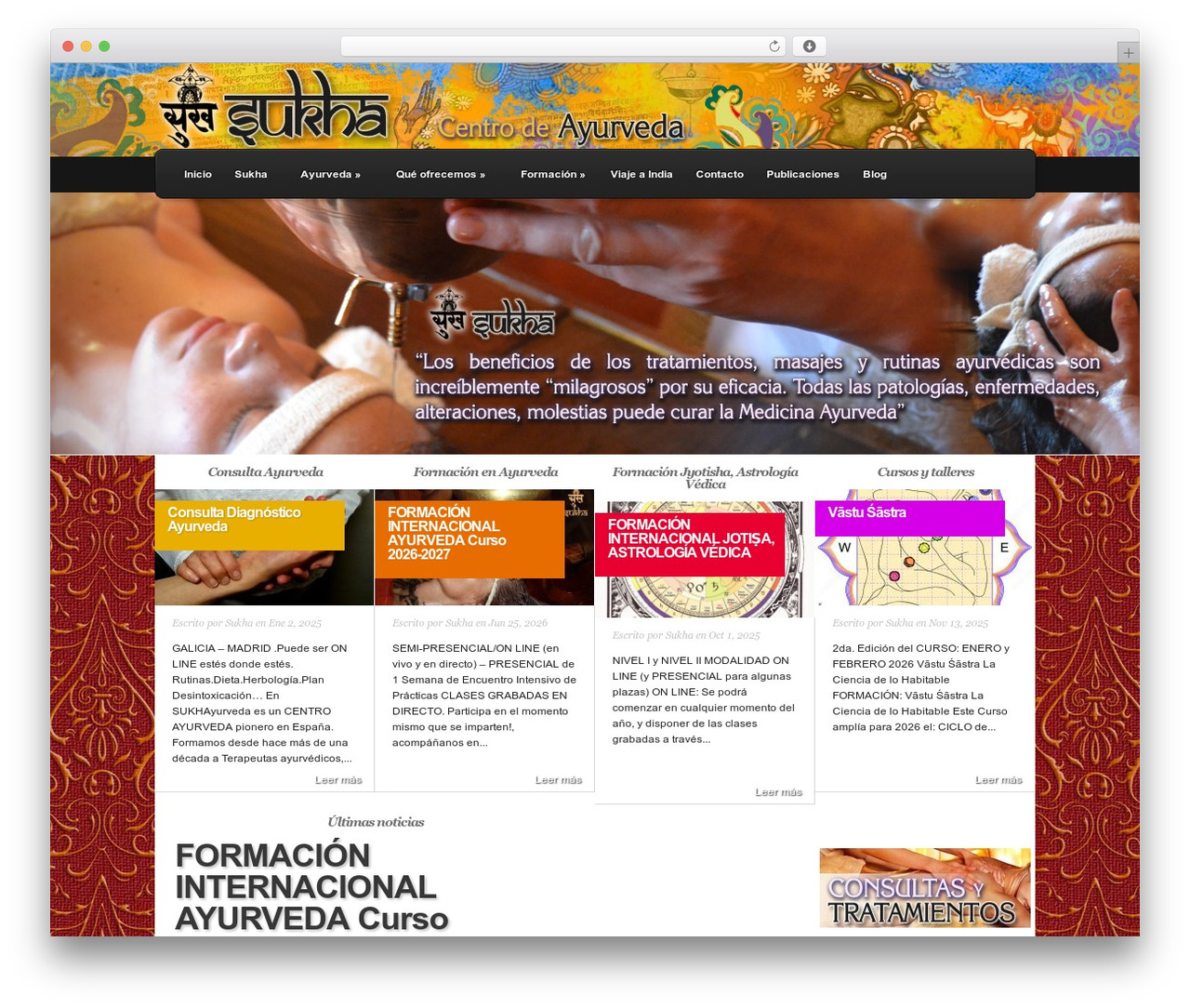 WordPress theme Tema - sukhacentroayurveda.org