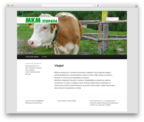 WordPress theme WP-MKM - mkm.sk