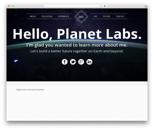 WordPress website theme ViewPoint - spacemanintraining.com